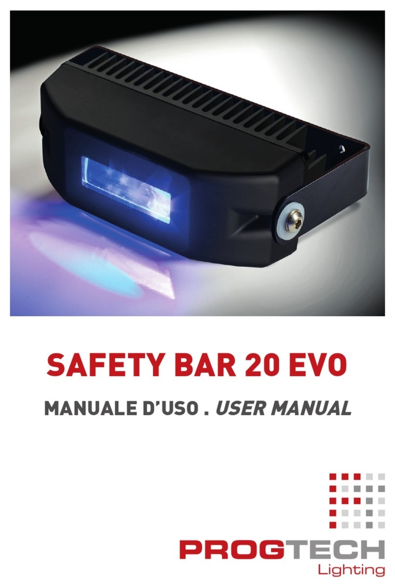 PROGTECH Lighting SAFETY BAR 20 EVO User manual