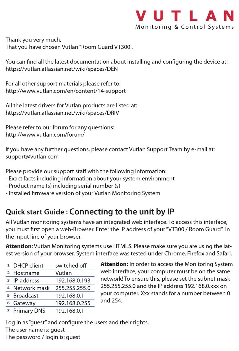 Vutlan VT300 quick start guide