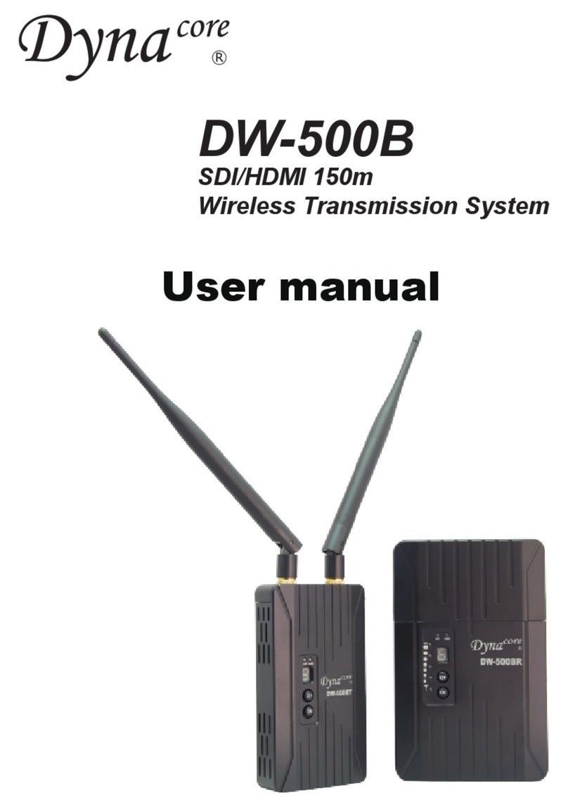 Dynacore DW-500B Series user manual
