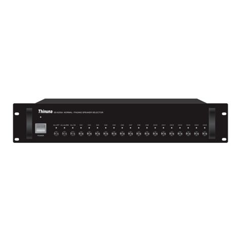 Thinuna SS-6255A Operation manual