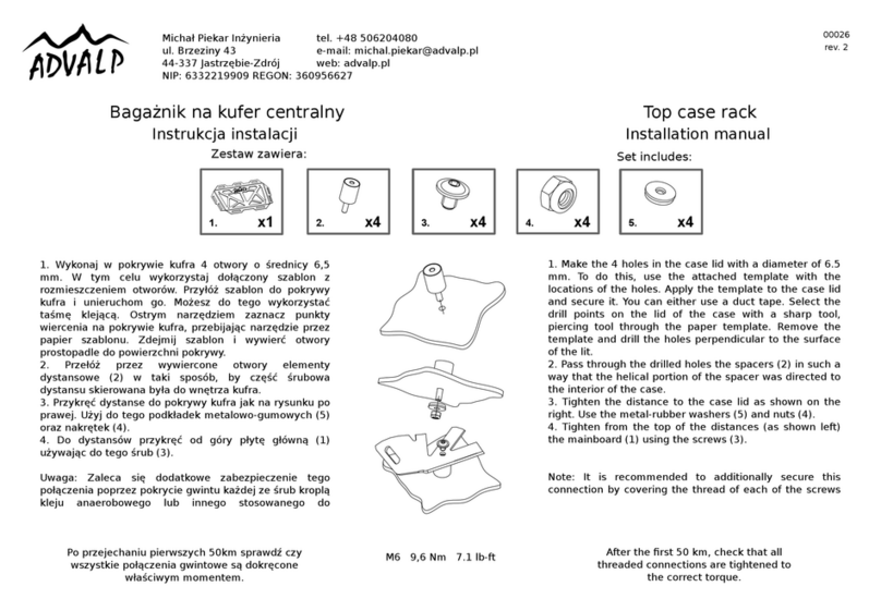 ADVALP 00026-1 installation manual