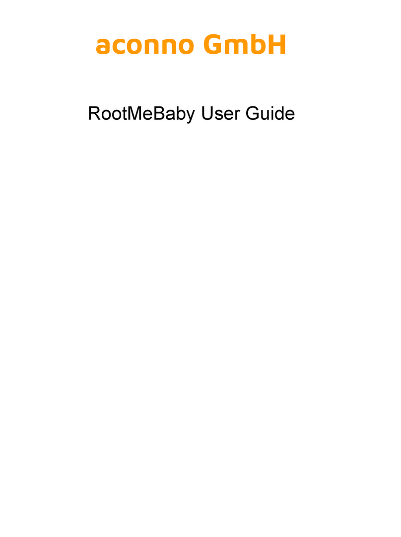 aconno RootMeBaby User manual