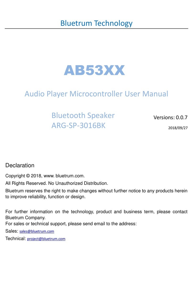 Bluetrum Technology AB53 Series User manual