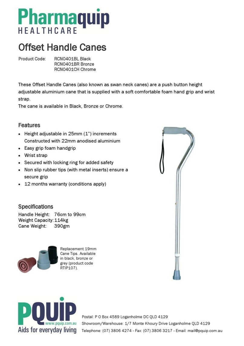 Pharmaquip Healthcare RCN0401BL quick start guide