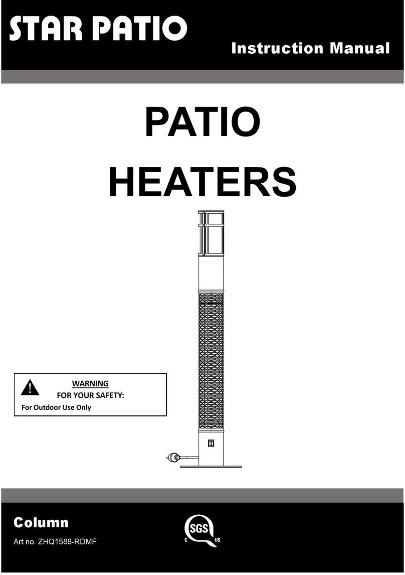 Star Patio ZHQ1588-RDMF instruction manual