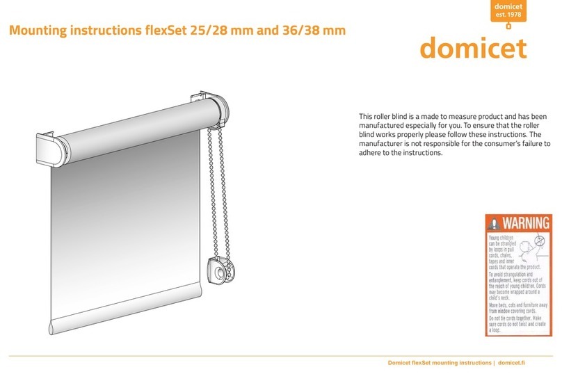 domicet flexSet 25/28 mm Mounting instructions