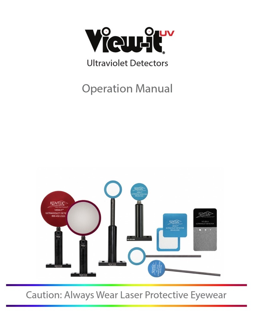 VIEW-it V2-UV-SET Operation manual