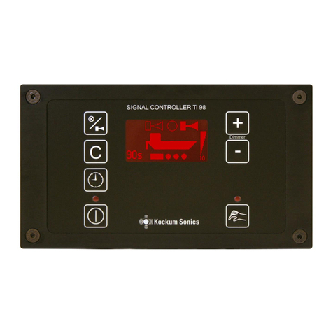 Kockum Sonics TYFON Ti98 OPERATING AND INSTALLATION Manual