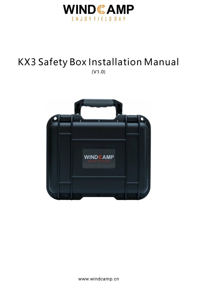 windcamp KX3 installation manual