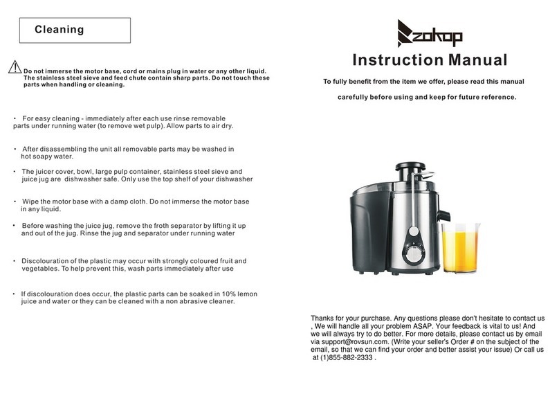 Zokop ALW-J02 instruction manual