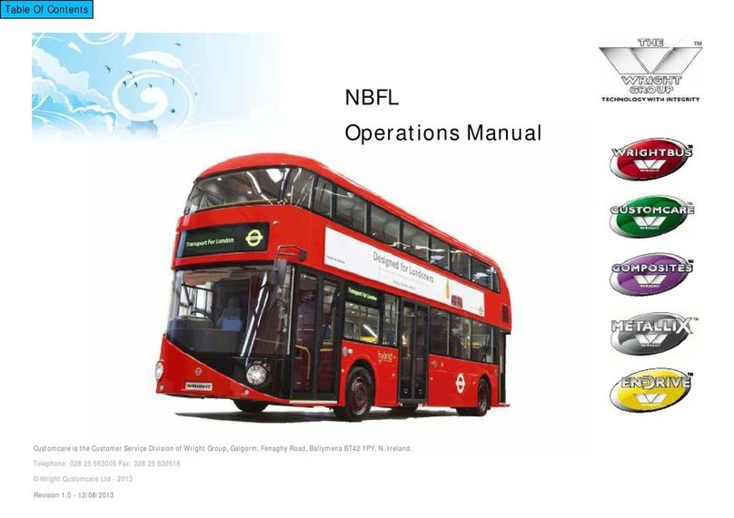 Wrightbus NBFL 2013 Operation manual