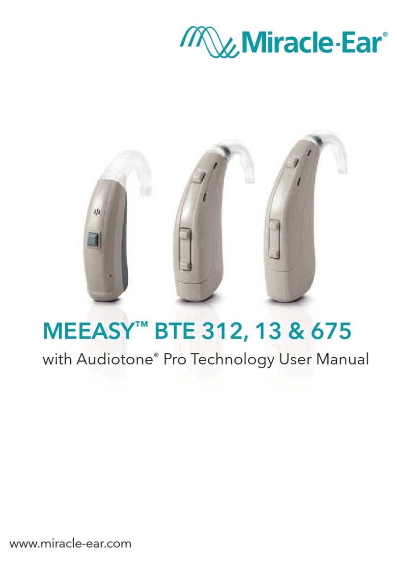 Miracle-Ear MEEASY BTE 312 User manual