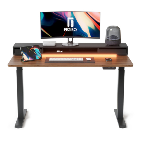 FEZIBO Desktops 48 Assembly instruction