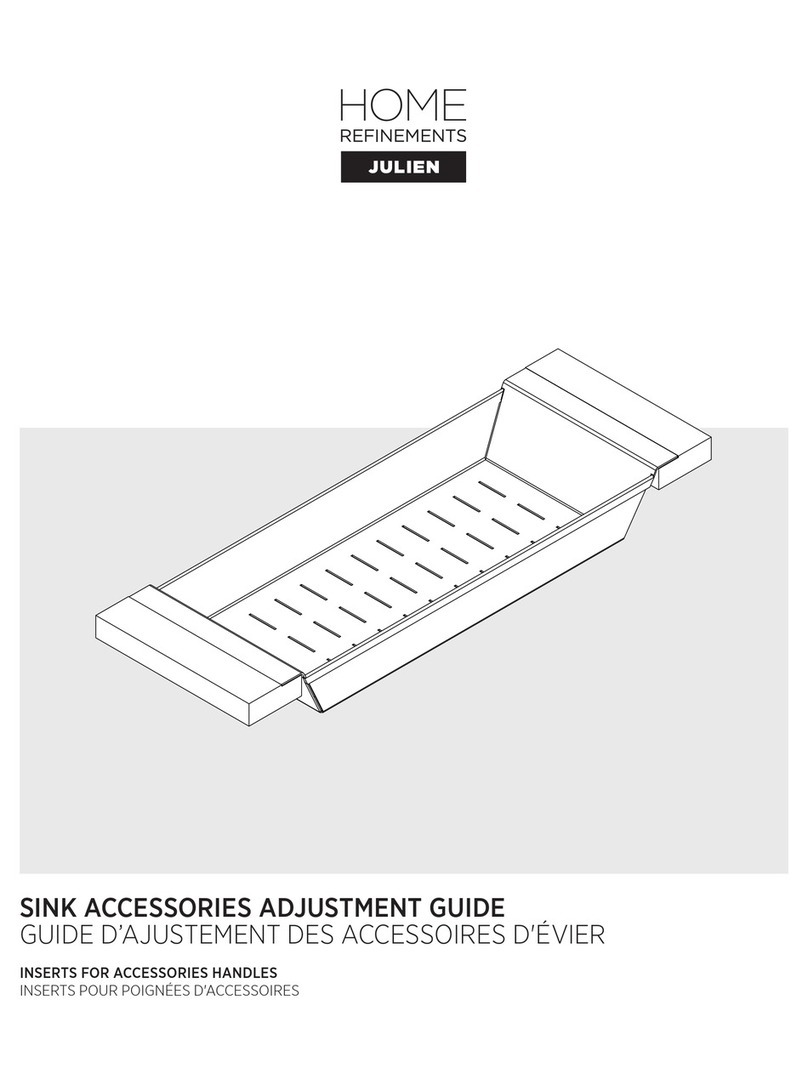 HOME REFINEMENTS JULIEN Adjustment guide
