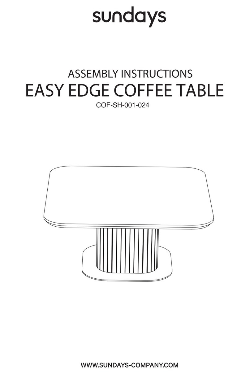 sundays COF-SH-001-024 Assembly instructions