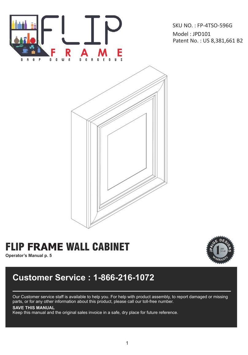 FLIP FRAME JPD101 Operator's manual