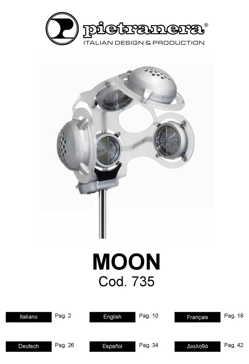 pietranera MOON instruction manual