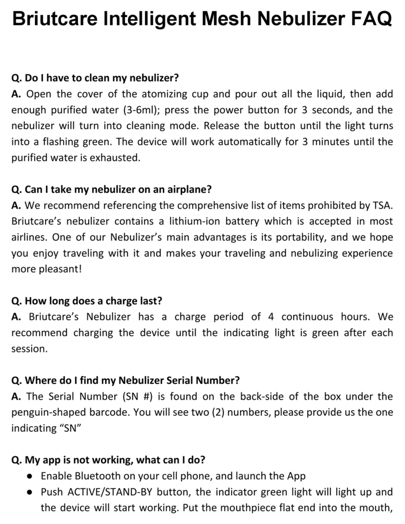 Briutcare BCN18G Faq