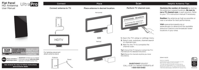 UltraPro Flat Panel user manual