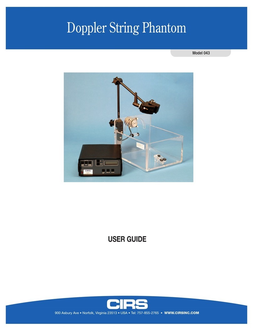 Cirs Doppler String Phantom 043 user guide