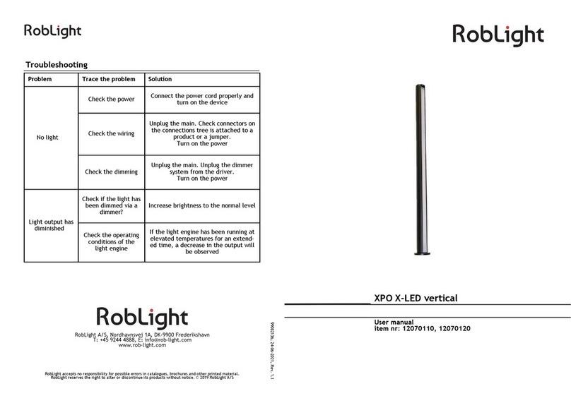 roblight XPO X-LED user manual
