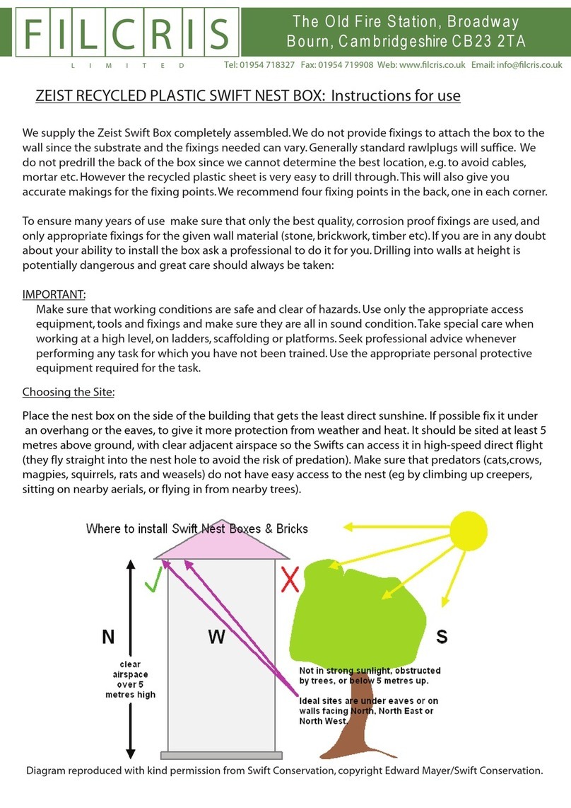 Filcris Zeist Swift Box User manual