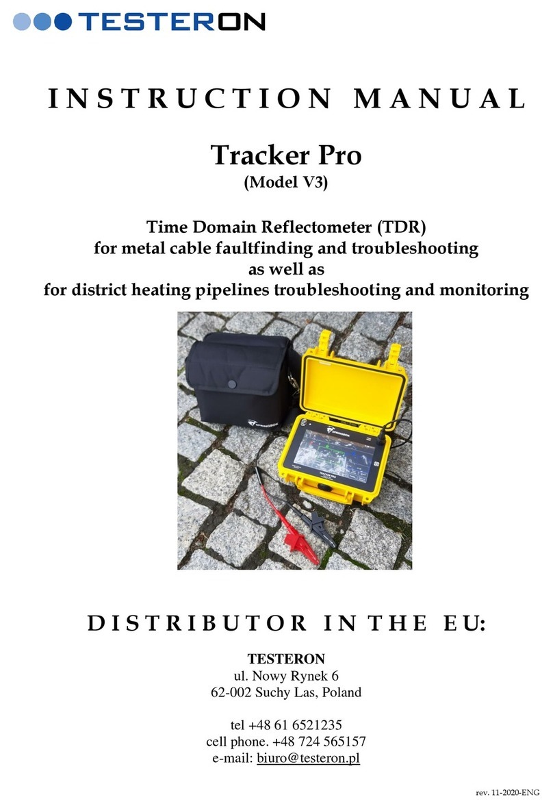 TESTERON Tracker Pro V3 instruction manual