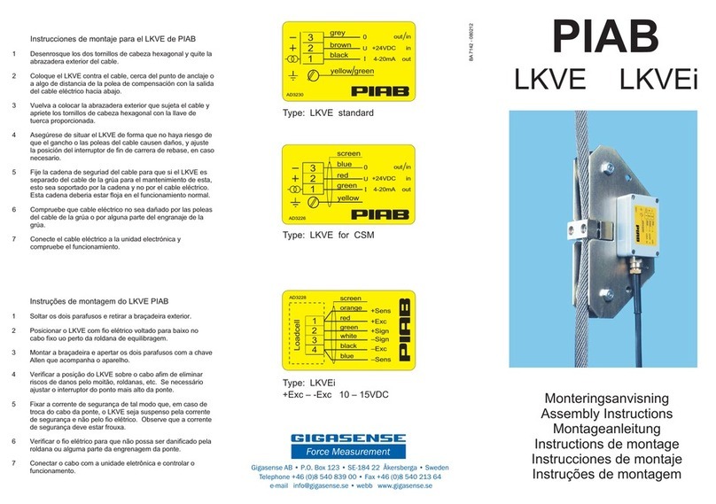 Gigasense PIAB LKVE Assembly instructions