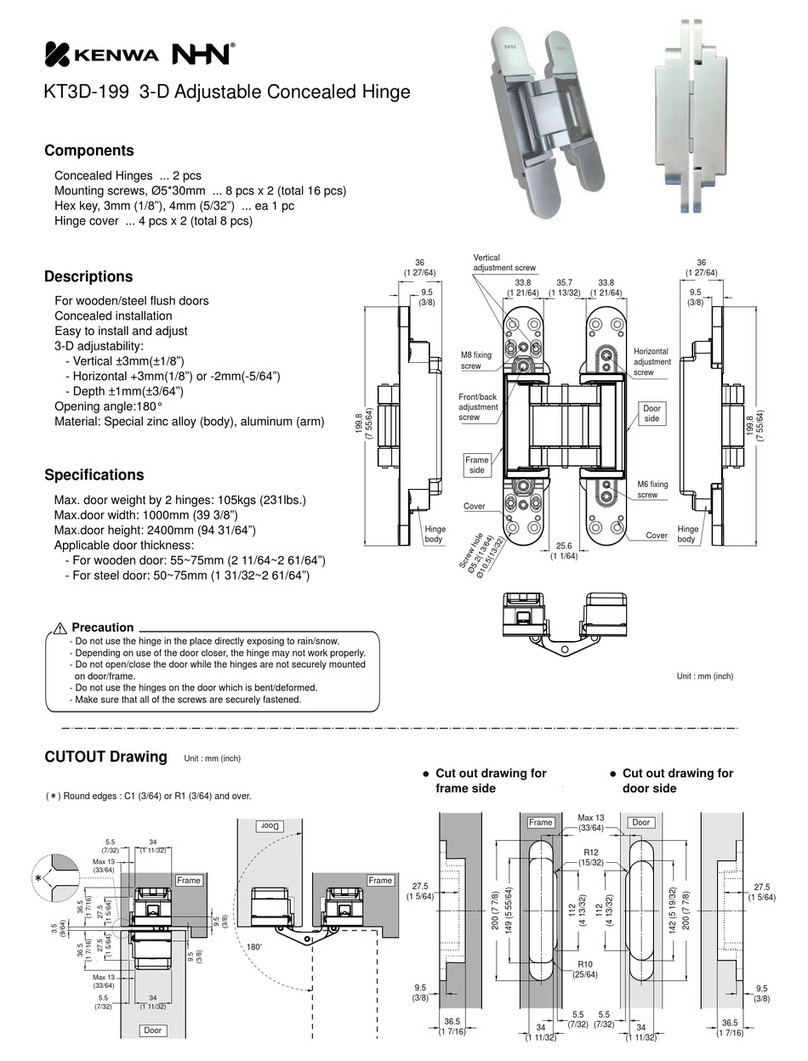 Kenwa NHN KT3D-199 quick start guide Kenwa NHN KT3D-199 quick start guide