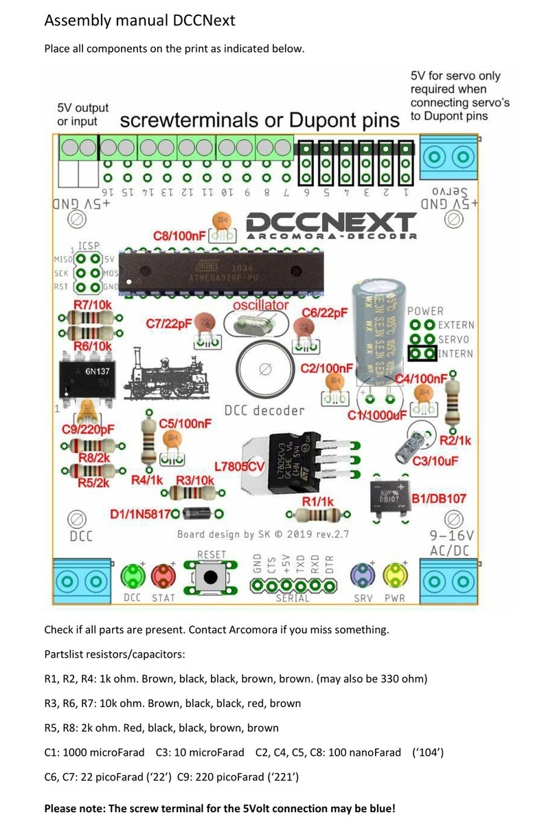 Arcomora DCCNext Assembly manual