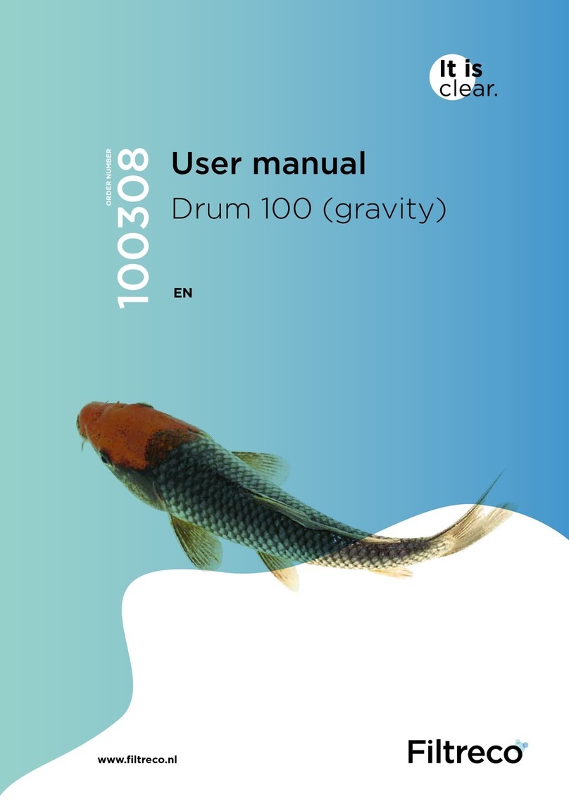 Filtreco Drum 100 User manual