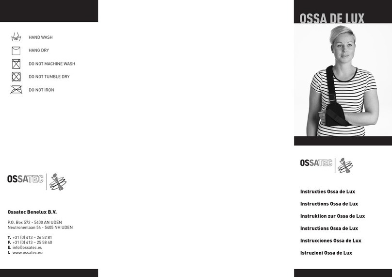 Ossatec OSSA DE LUX User manual