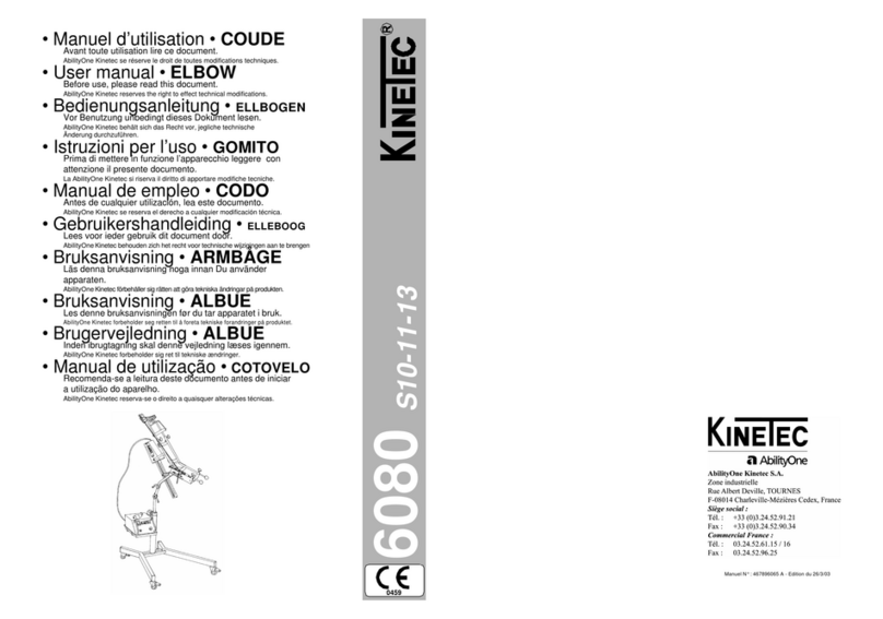 AbilityOne KINETEC 6080 user manual