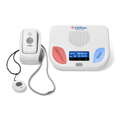 LifeFone At-Home and On-The-Go GPS User manual