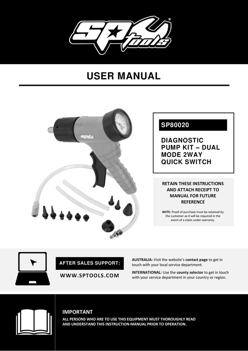 SP tools SP80020 user manual