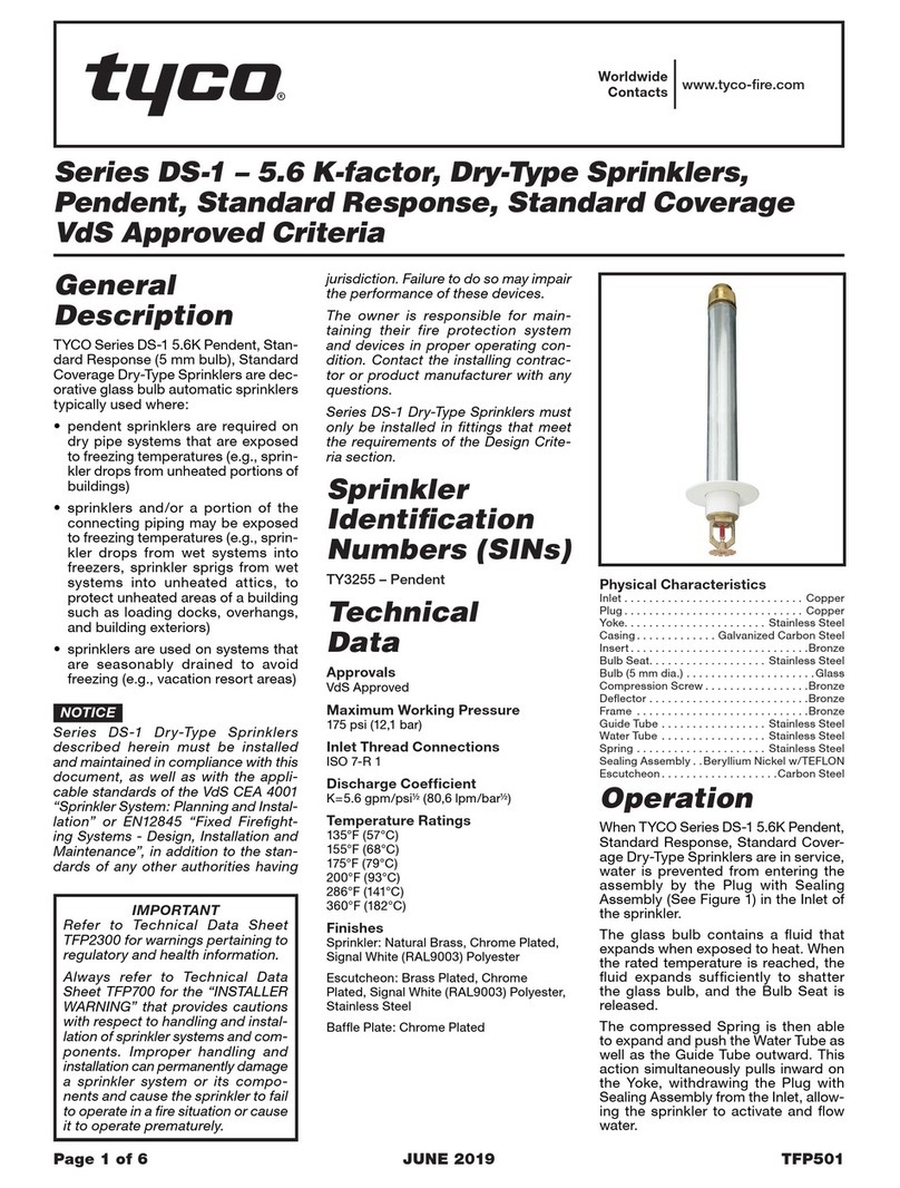 Tyco DS-1 Series User manual