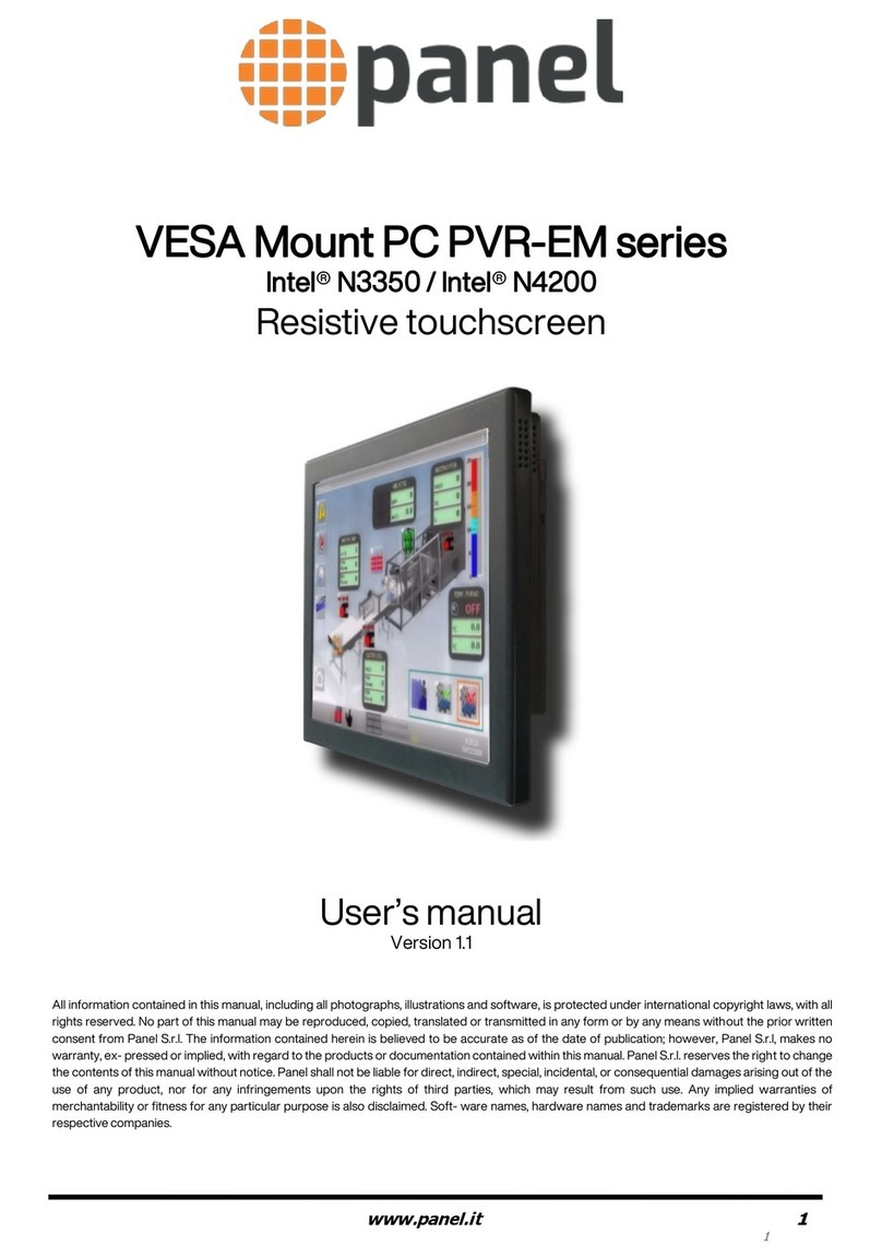 panel PVR-EM Series User manual panel PVR-EM Series User manual