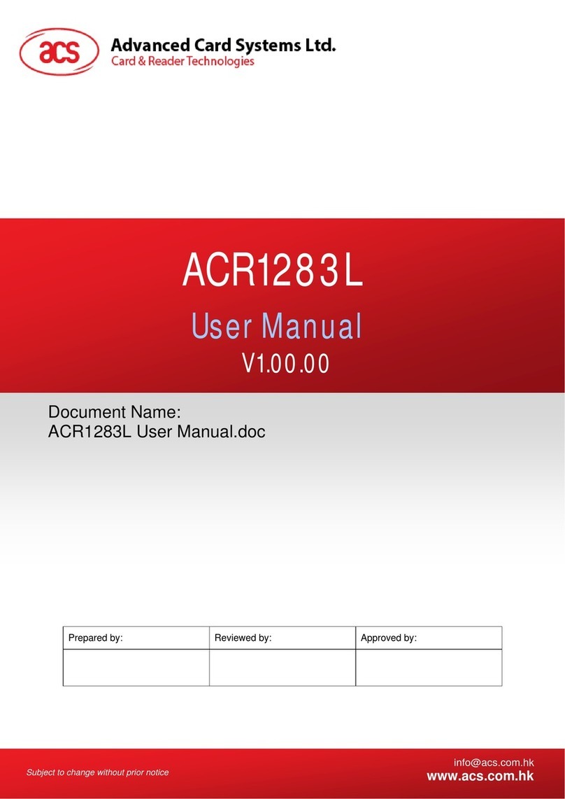 ACS ACR1283L User manual