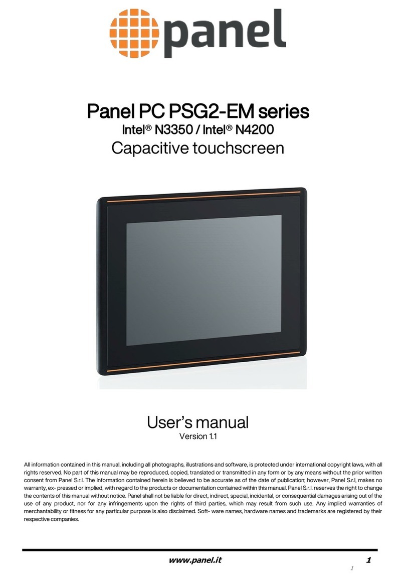 panel PSG2-EM Series User manual