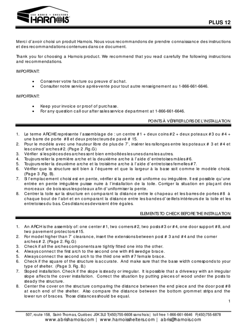 Harnois PLUS 12 quick start guide