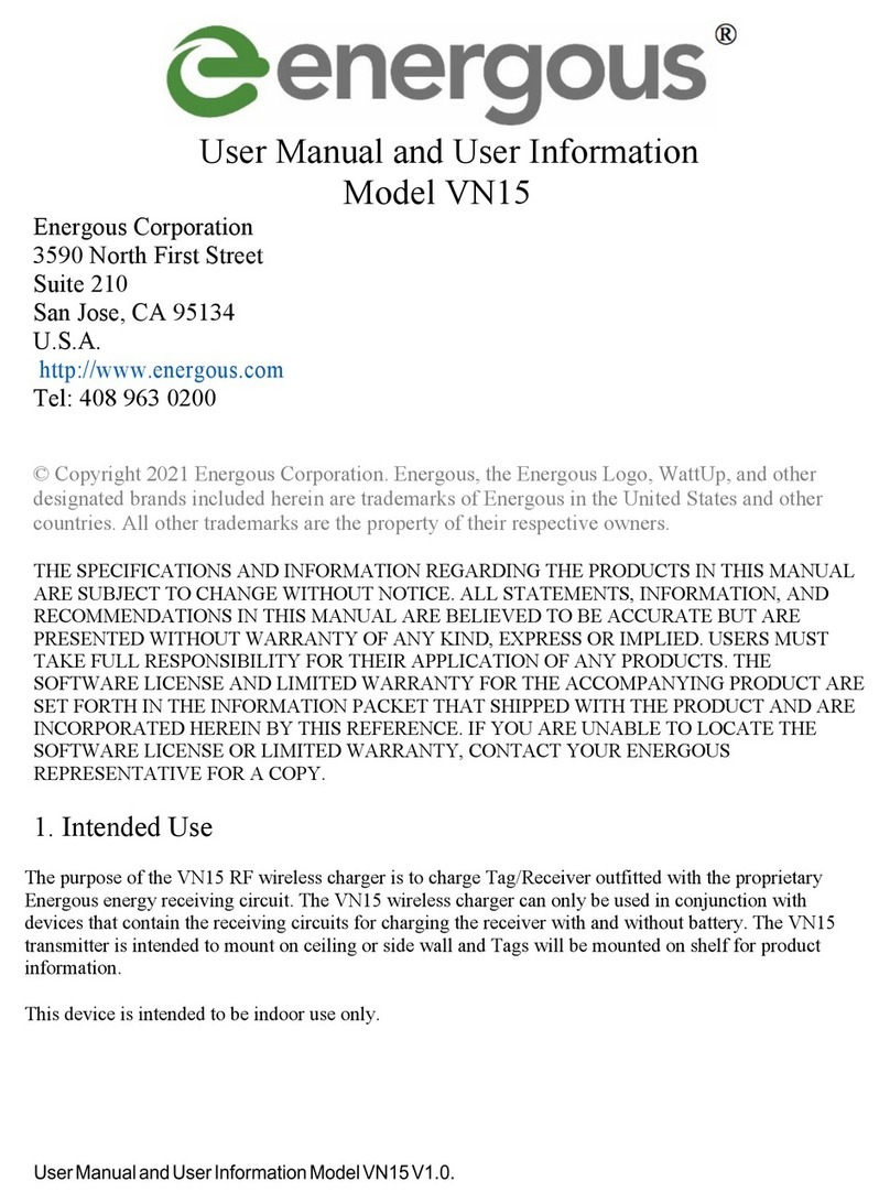 energous VN15 user manual