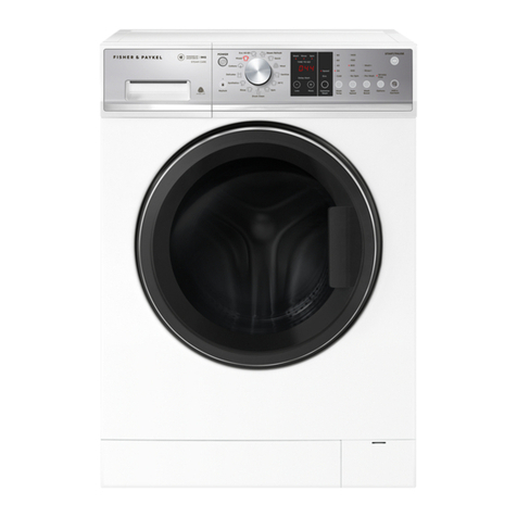 Fisher & Paykel WM1490P INSTALLATION GUIDE/USER GUIDE