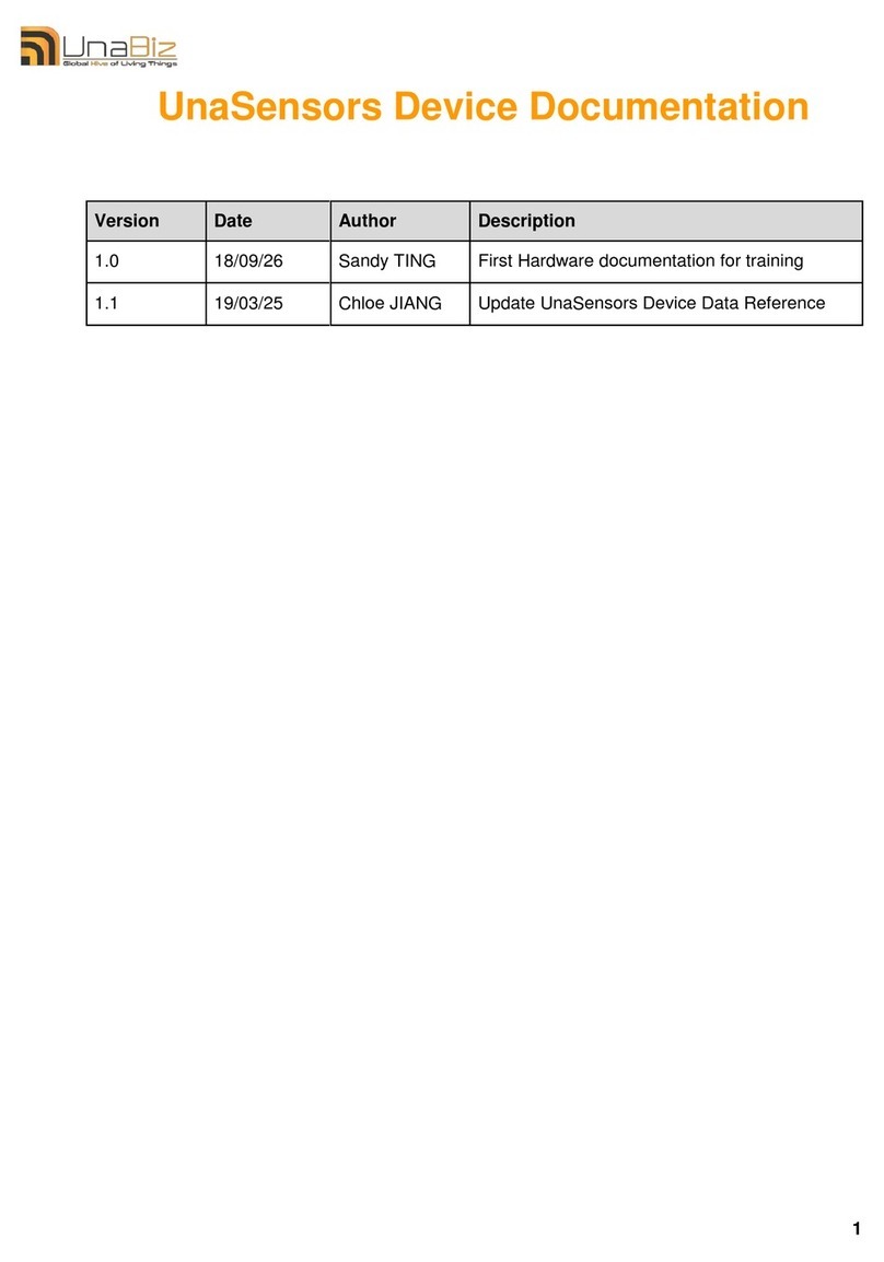 UnaBiz UnaSensors Bell user manual