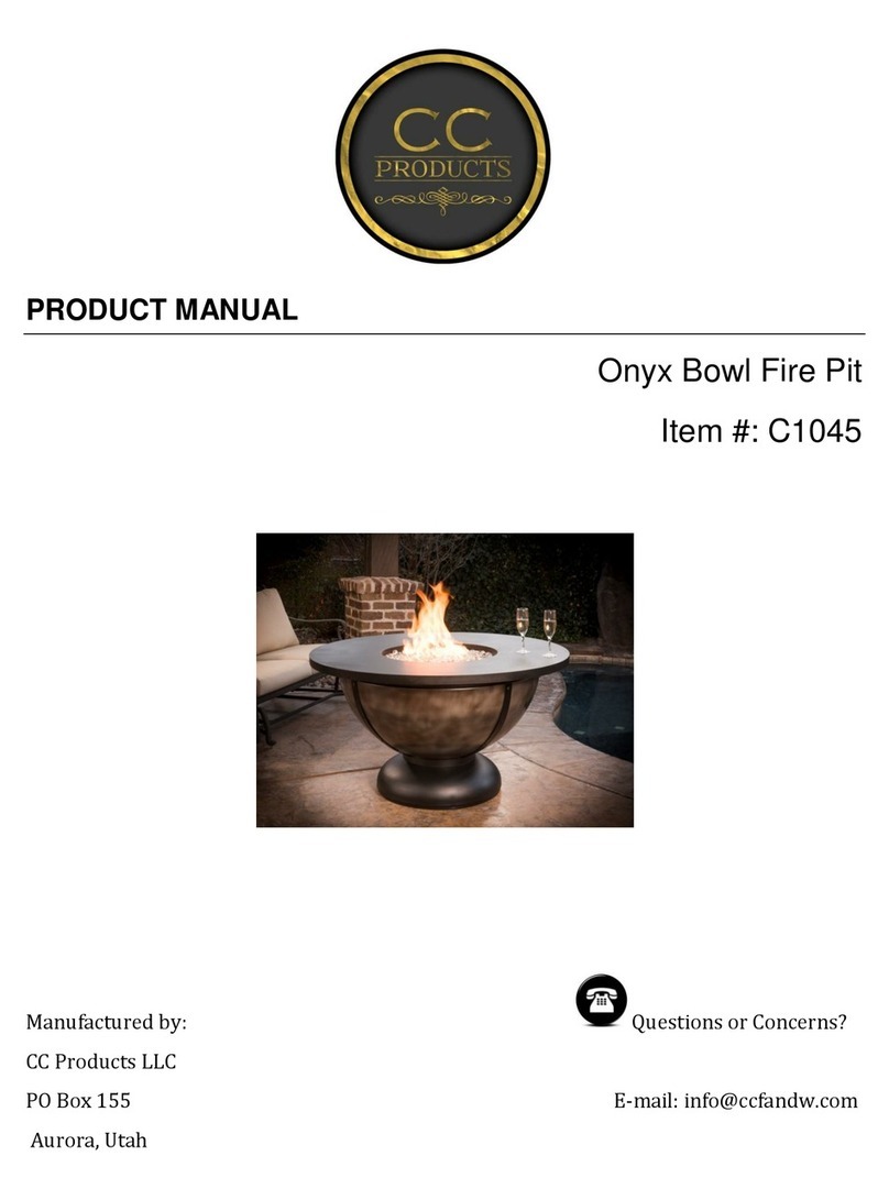 CC Products Onyx Bowl product manual CC Products Onyx Bowl product manual