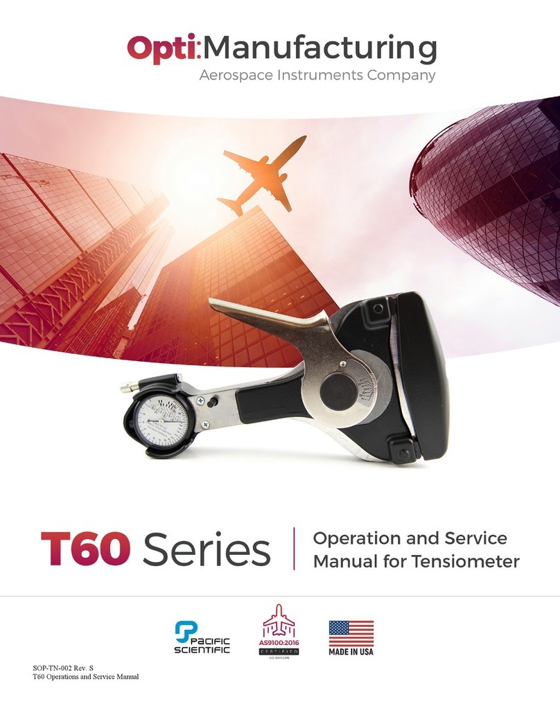 Aerospace Instruments Opti: Manufacturing T60 Series Operation and service Aerospace Instruments Opti: Manufacturing T60 Series Operation and service