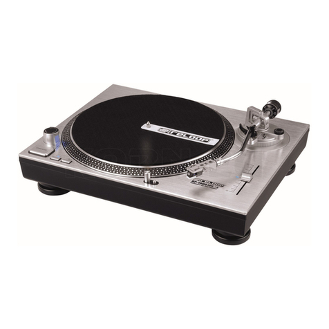 Reloop RP-1000 MK3 User manual