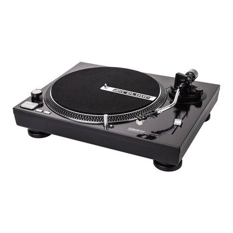 Reloop RP1000M User manual
