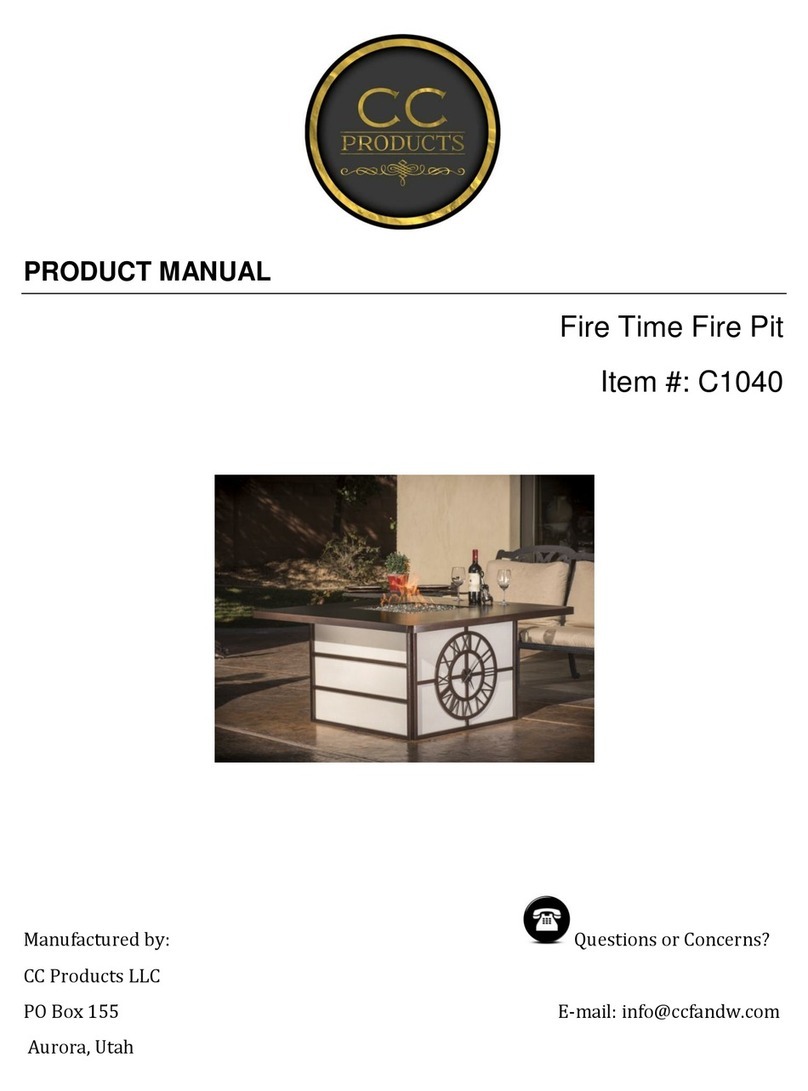 CC Products Fire Time product manual