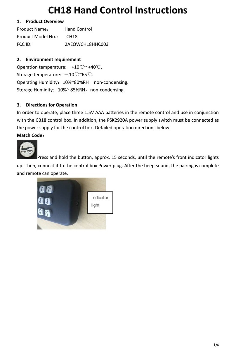 HHC CH18 instructions