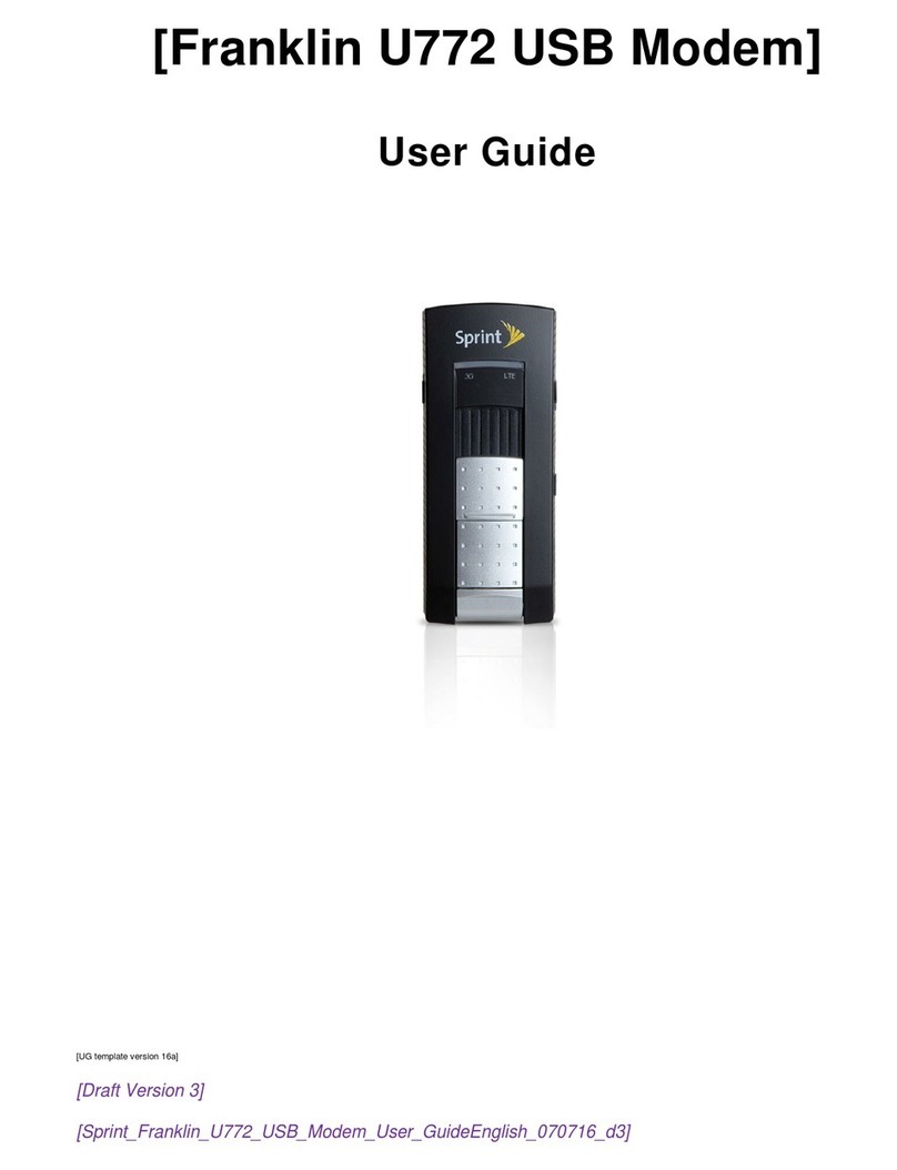 Franklin Technology Sprint U772 user guide